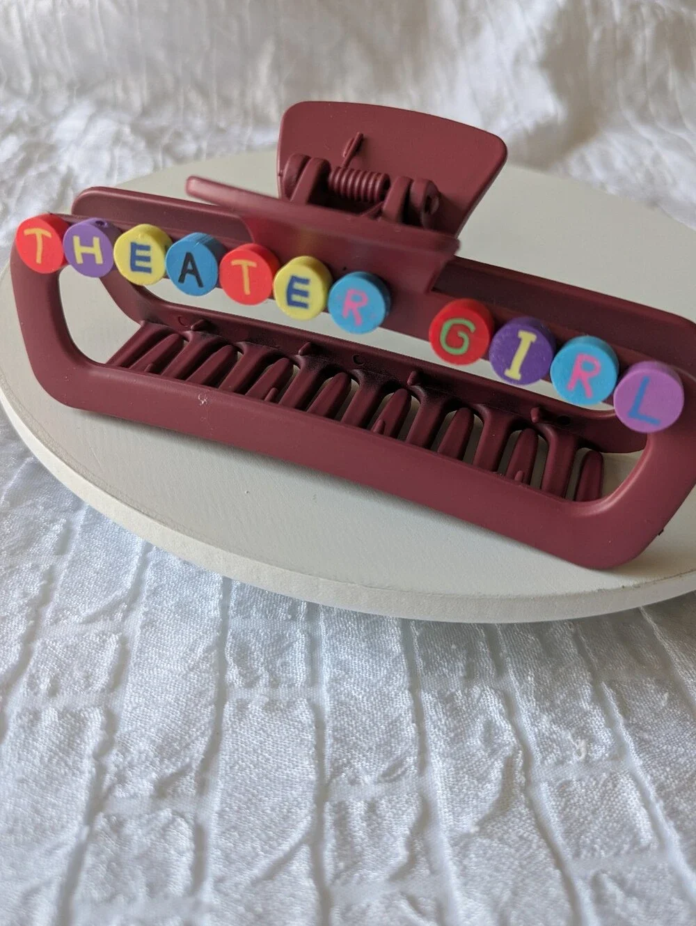 Theater Girl Hair Clip Claw Style Handcrafted | NWT